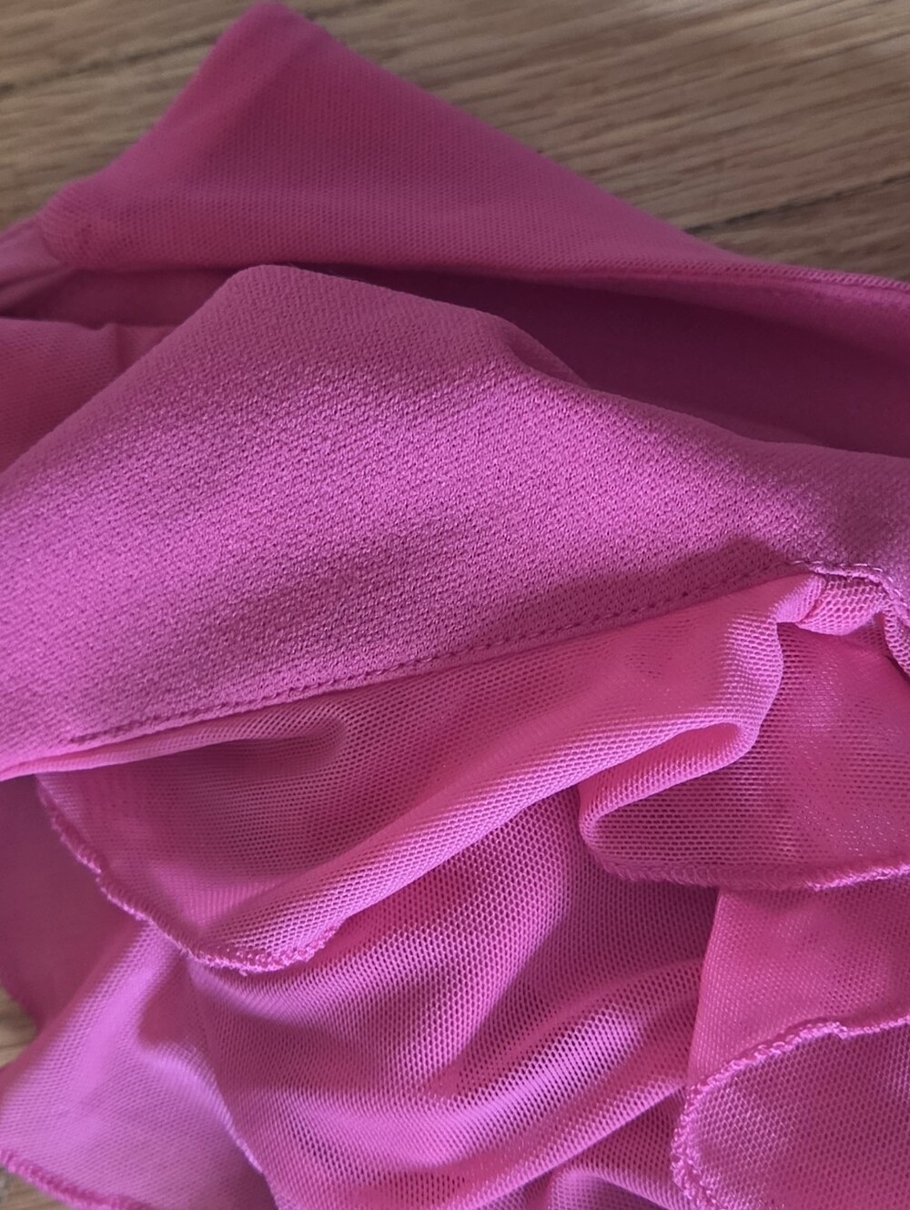 Hot Pink Ruffled Dress - Picture 7 of 7